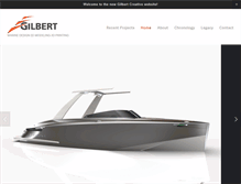 Tablet Screenshot of gilbertcreative.ca